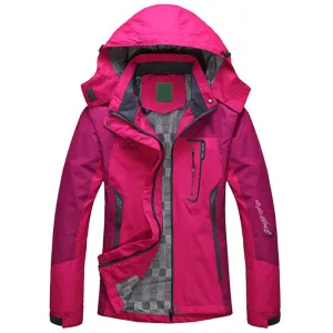 2017 Spring Autumn Winter Women Jacket Single thick outwear Jackets Hooded Wind waterproof Female Coat parkas Clothing