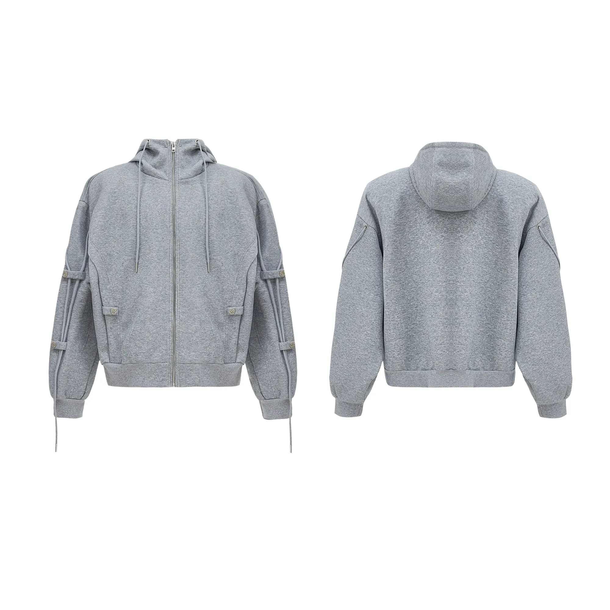 【24s Sep.】Deconstruction Design Loose Hoodie Set