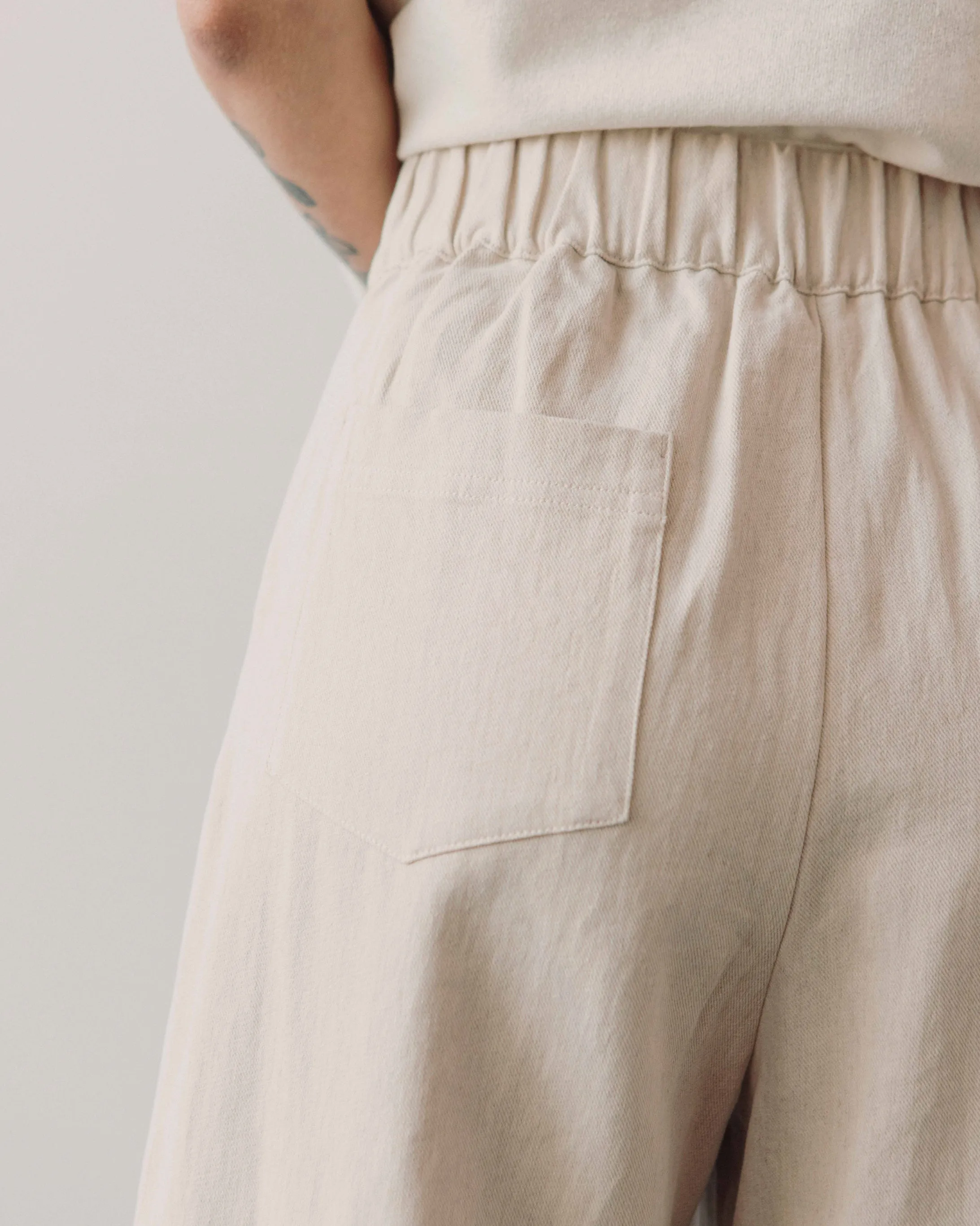 7115 Curve Legged Trouser, Oatmeal