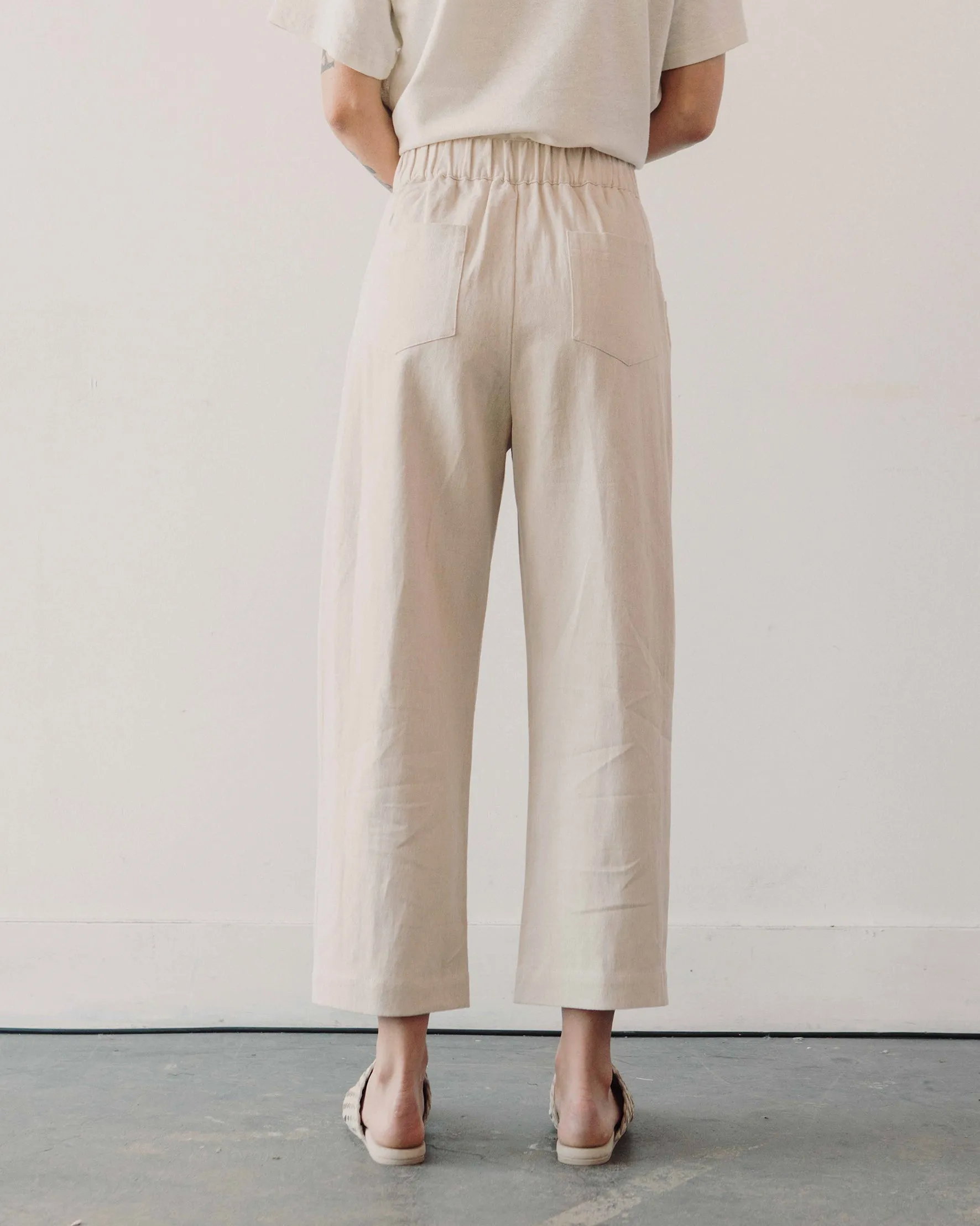 7115 Curve Legged Trouser, Oatmeal