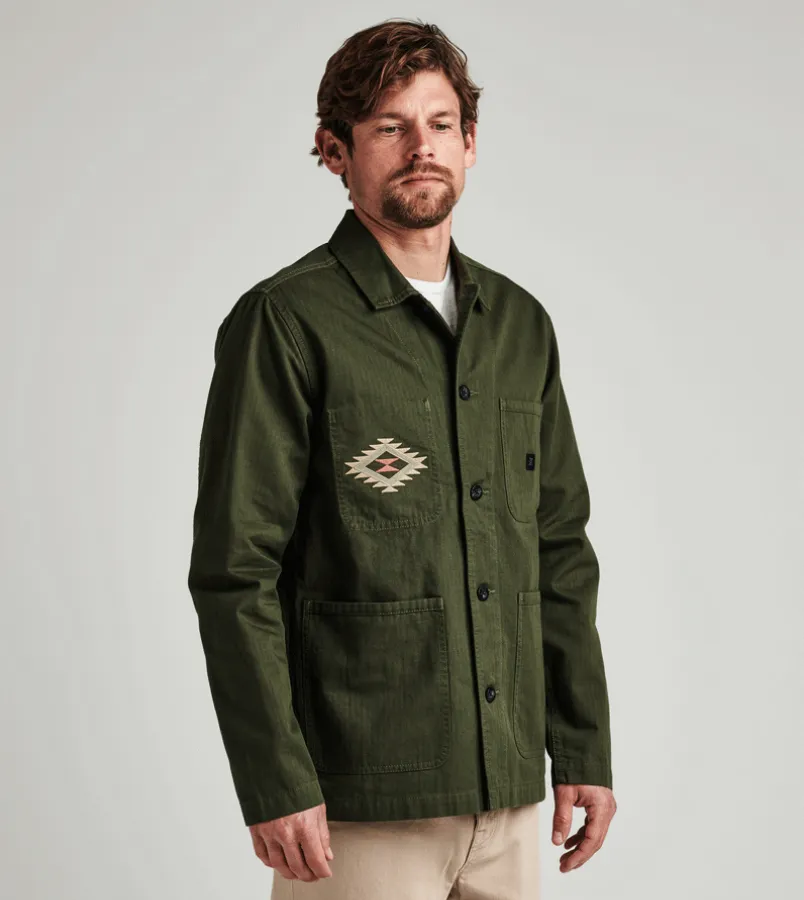 Atlas Embroidery Organic Chore Jacket