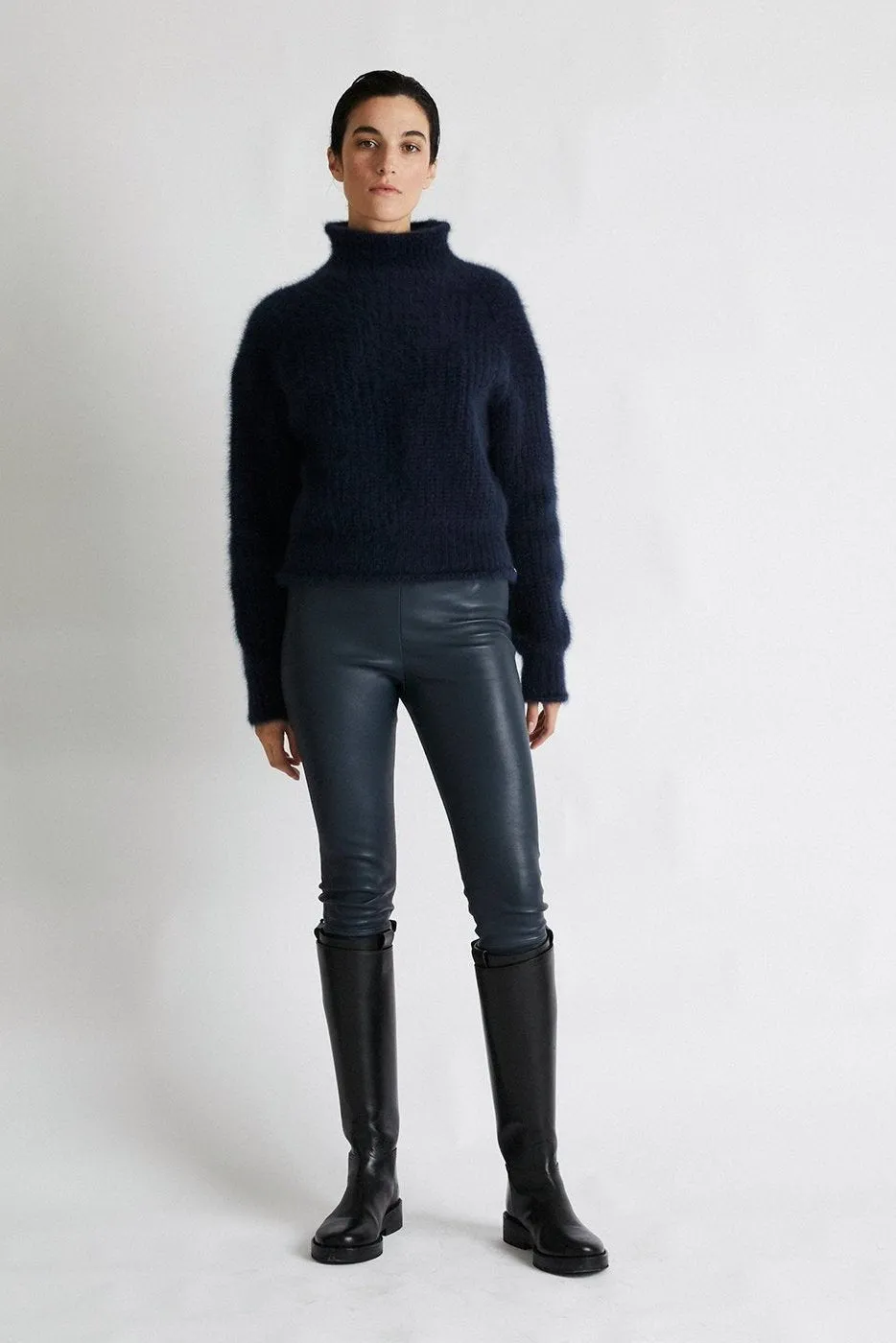   Beryll Carole Cashmere Sweater | Navy Blue