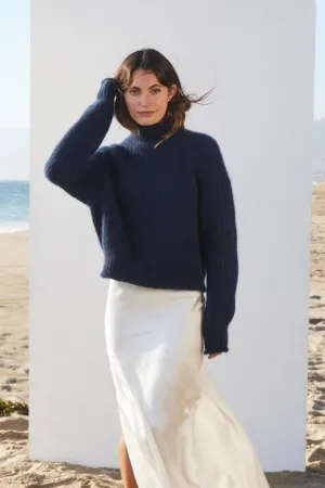   Beryll Carole Cashmere Sweater | Navy Blue