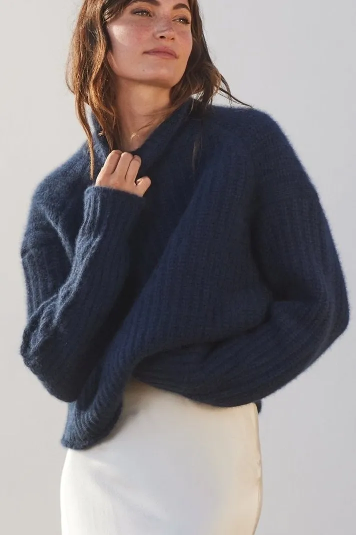   Beryll Carole Cashmere Sweater | Navy Blue