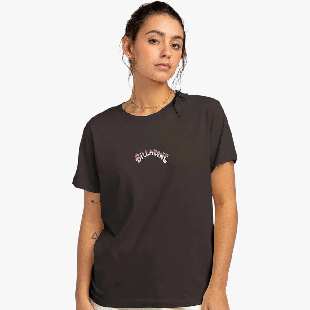 Billabong Womens Pro Short Sleeve Tee Off Black