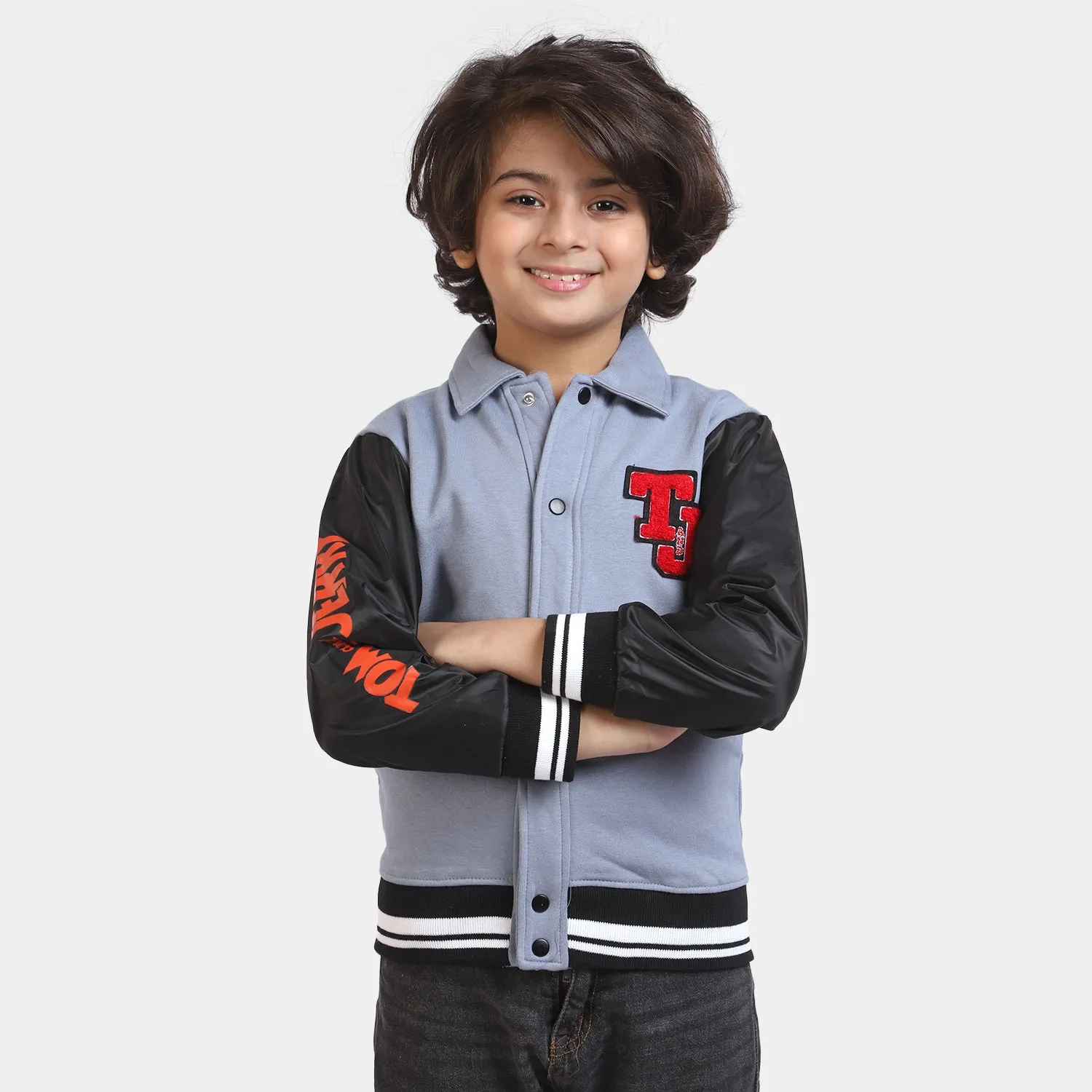 Boys Knitted Jacket - Blue