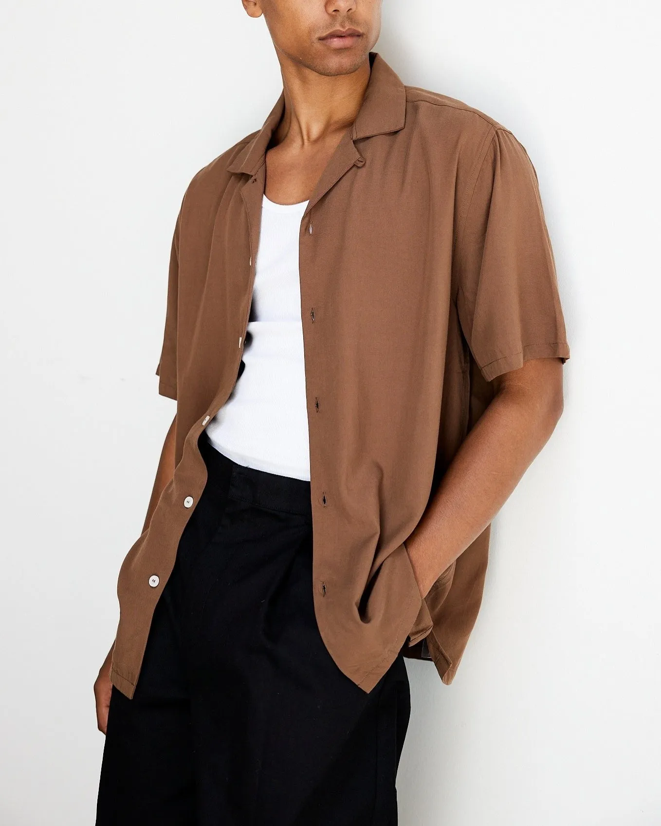 Caleb Shirt in Brown