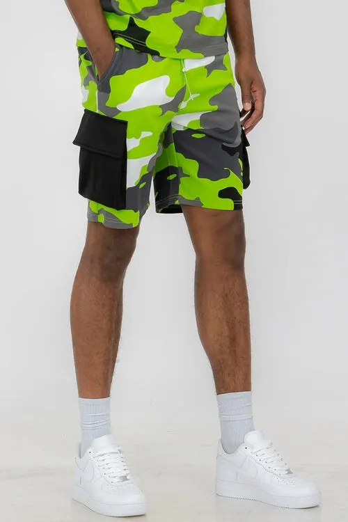 Camo Toggle Shorts