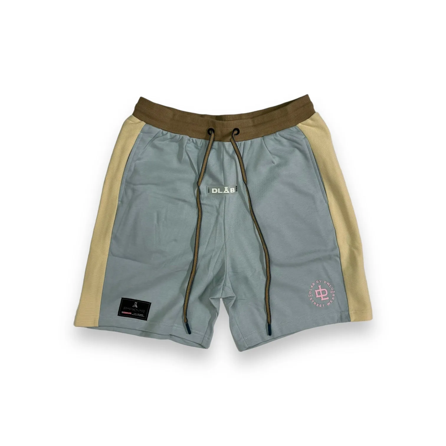 Certainly! Heres an optimized title with modifiers for the e-commerce product:

Stylish DLAB Oversized Shorts - Baby Blue, Cream & Brown | Comfortable & Trendy Casual Wear

This title uses adjectives like Stylish, Comfortable, and Trendy to attract potential buyers, while also including all the color options.