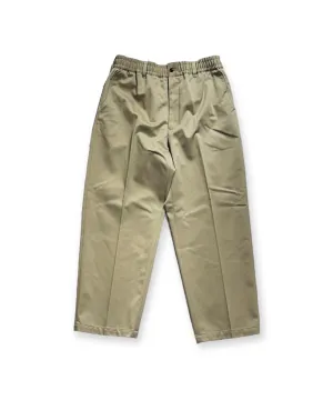 Easy Wide Tapered Pants "BEIGE"