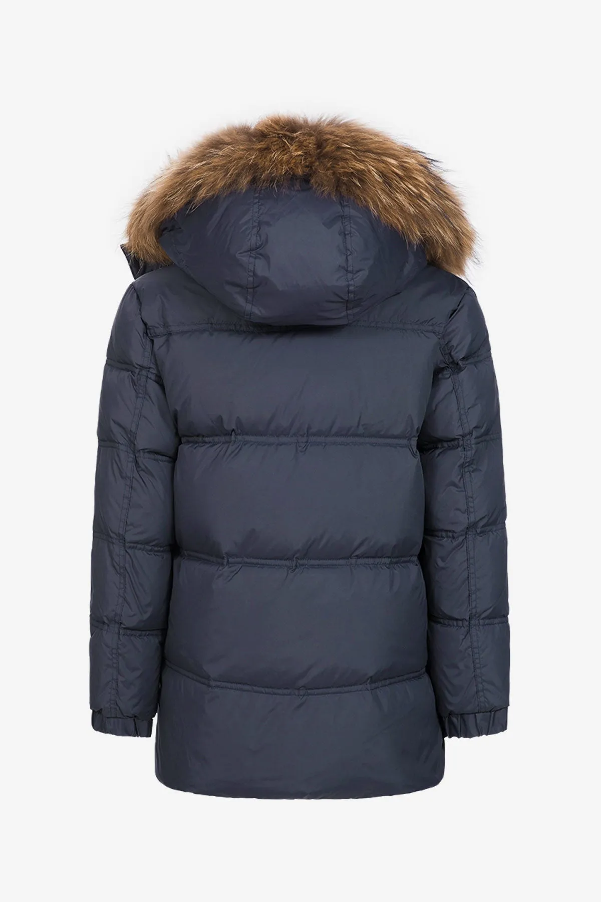 Eddie Pen Skynard Boys Parka - Navy