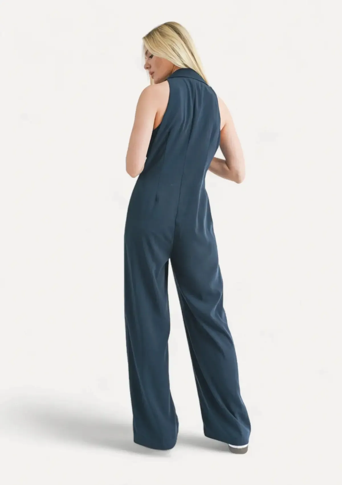 Finest Touch Halter Jumpsuit - Midnight