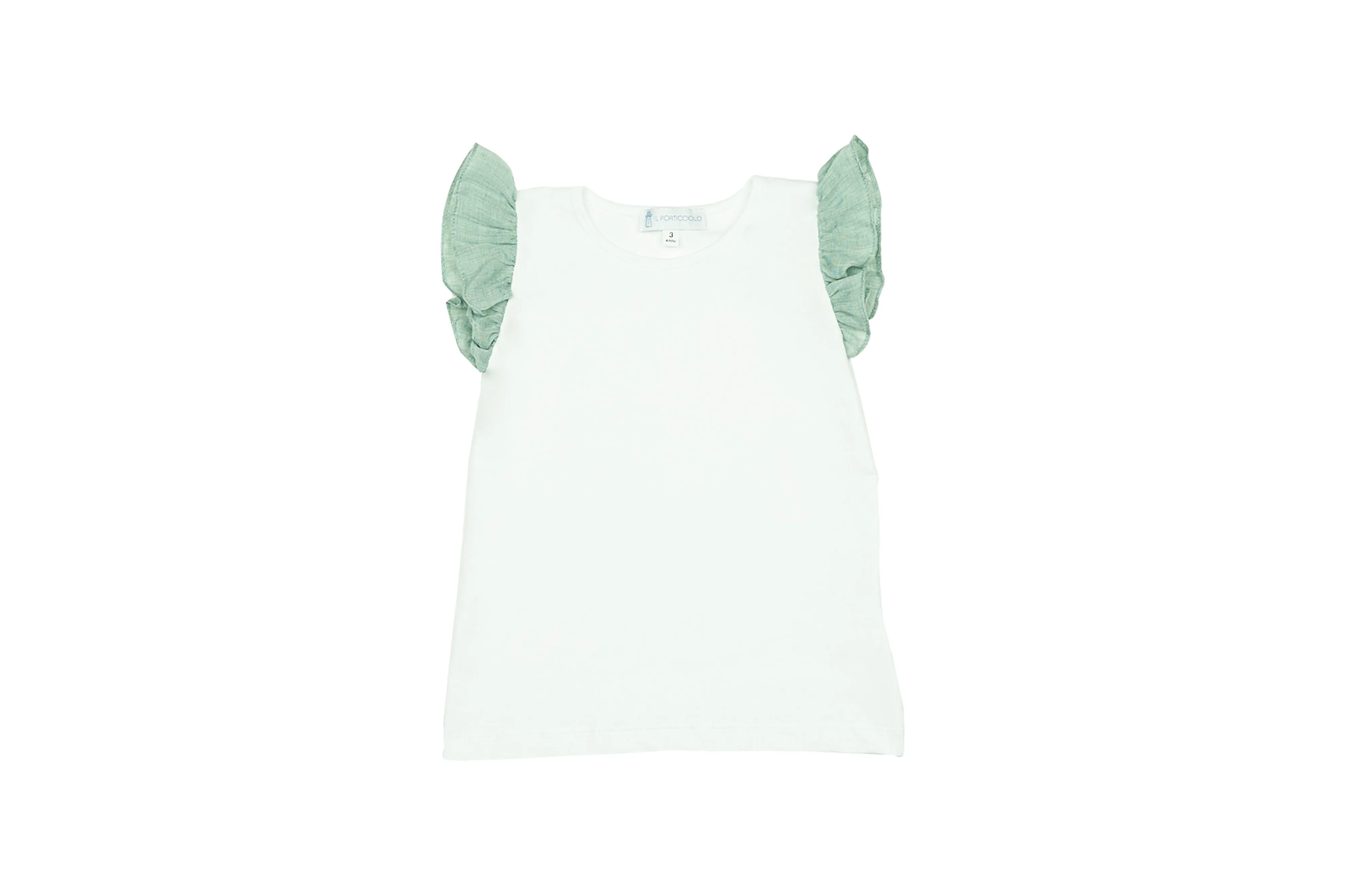 Girl Shirt - Sage Volant