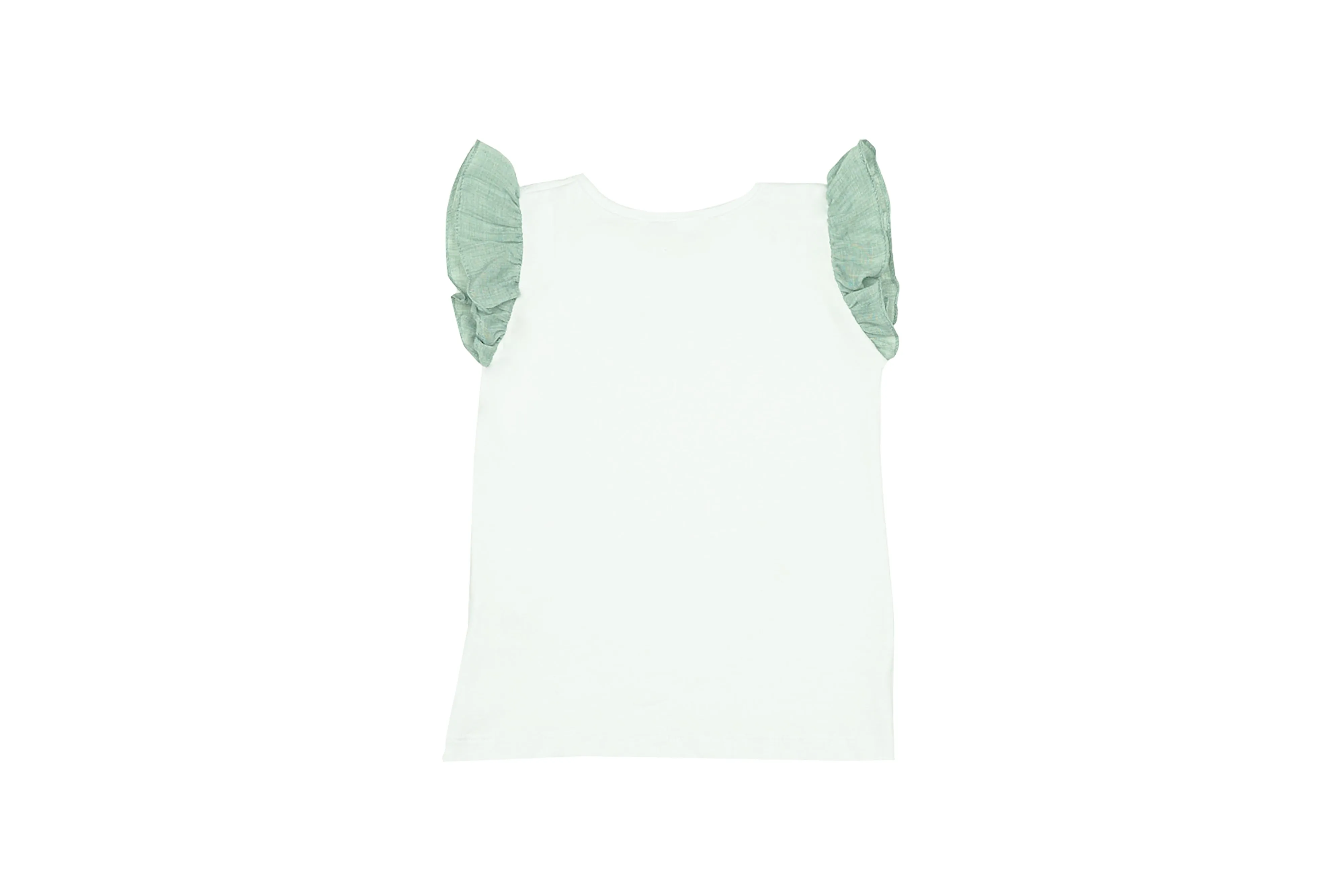 Girl Shirt - Sage Volant