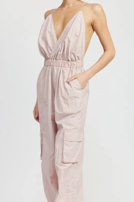 Janelle Cargo Jumpsuit