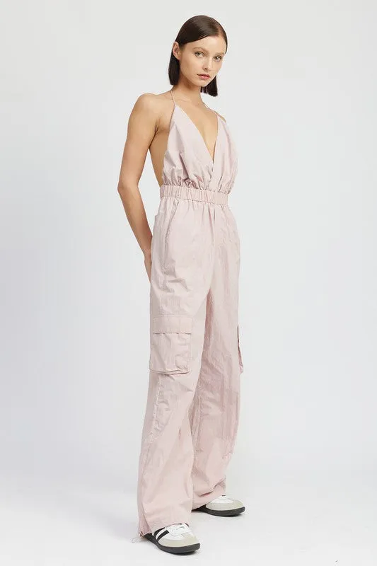 Janelle Cargo Jumpsuit