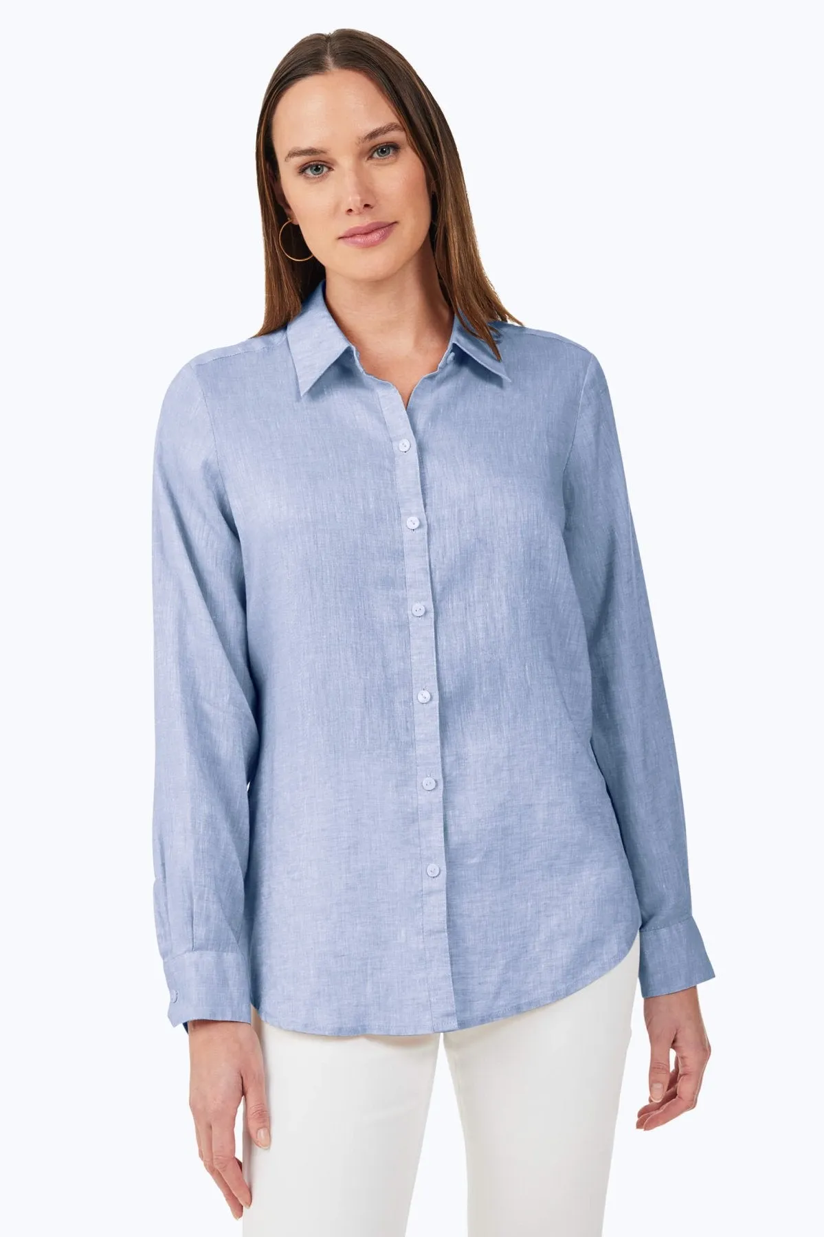 Jordan Easy Care Washed Linen Shirt