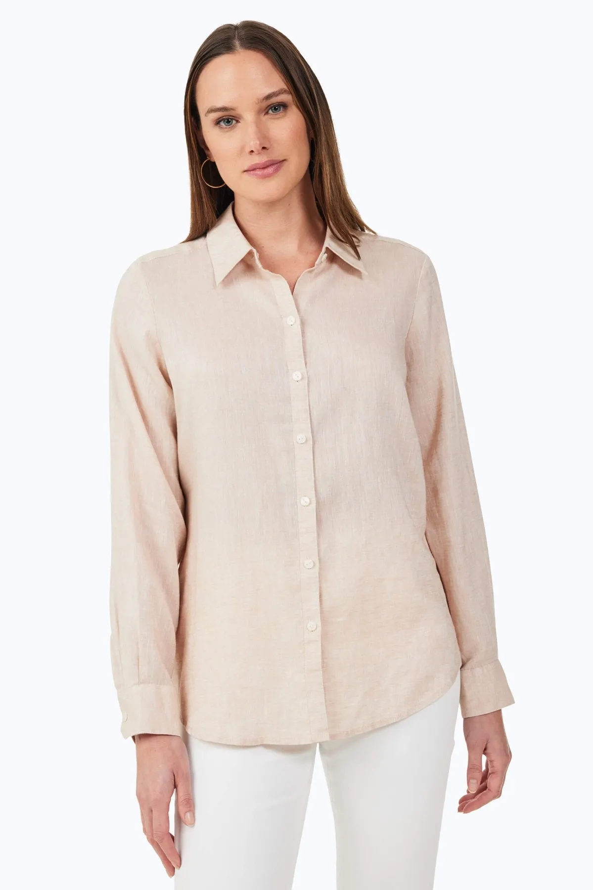 Jordan Easy Care Washed Linen Shirt