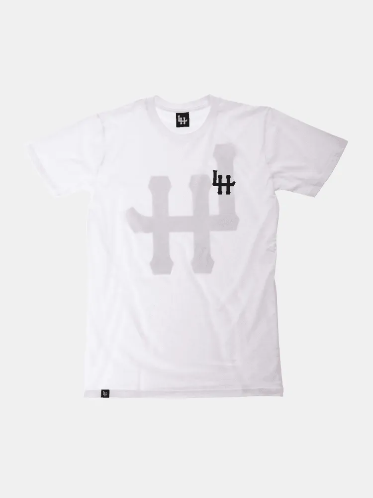 LH Big Logo Tee - White / Black