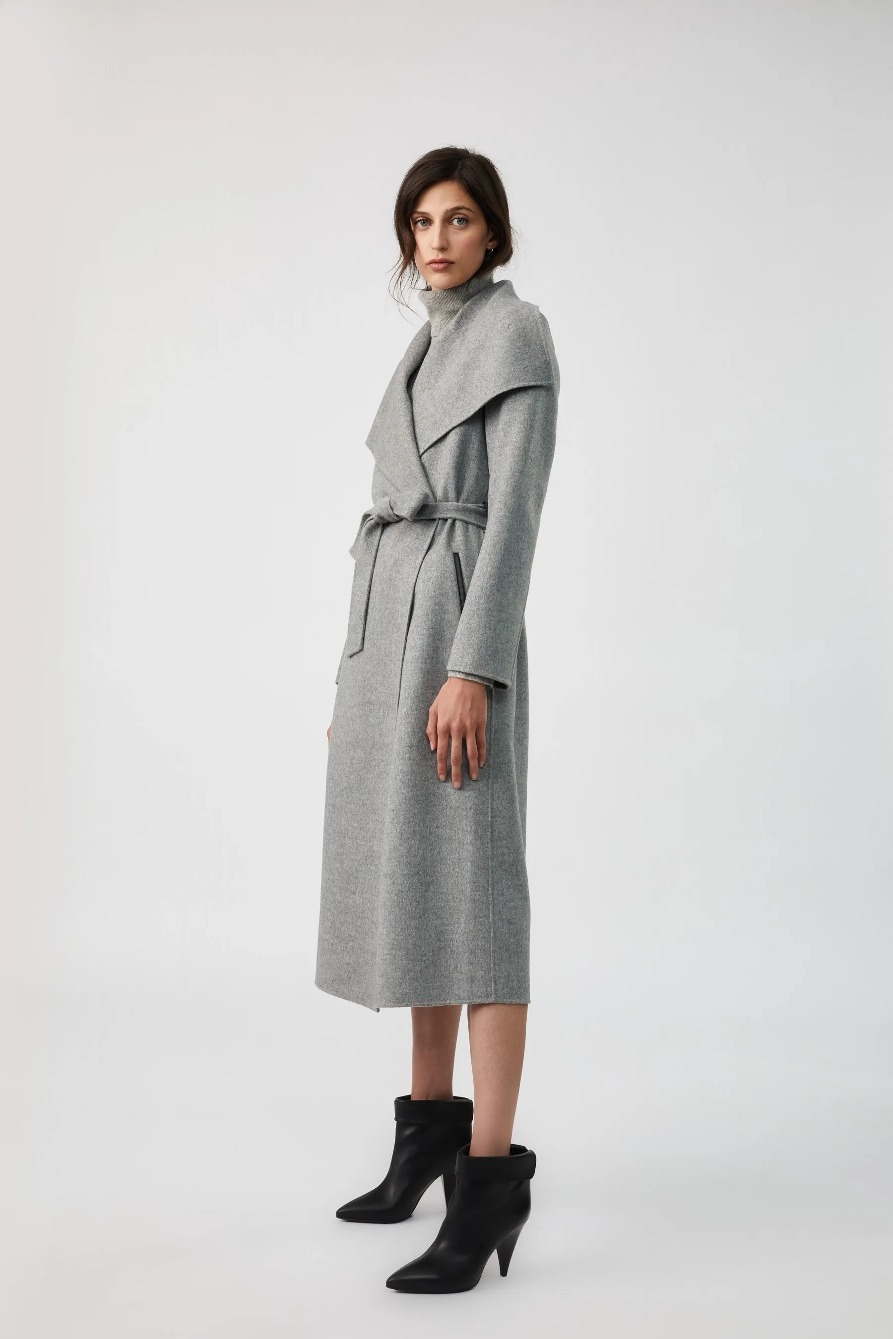 MACKAGE - Mai Wool Coat in Light Grey