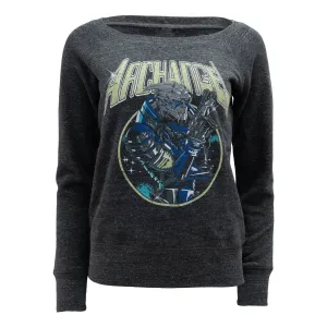 Mass Effect - Archangel Garrus Women's Wide Neck Crewneck