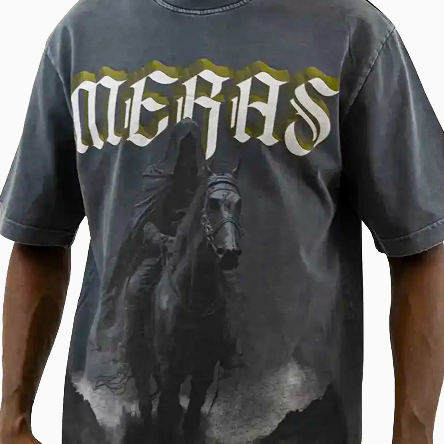 Men's Black Knight Crew Neck T-Shirt