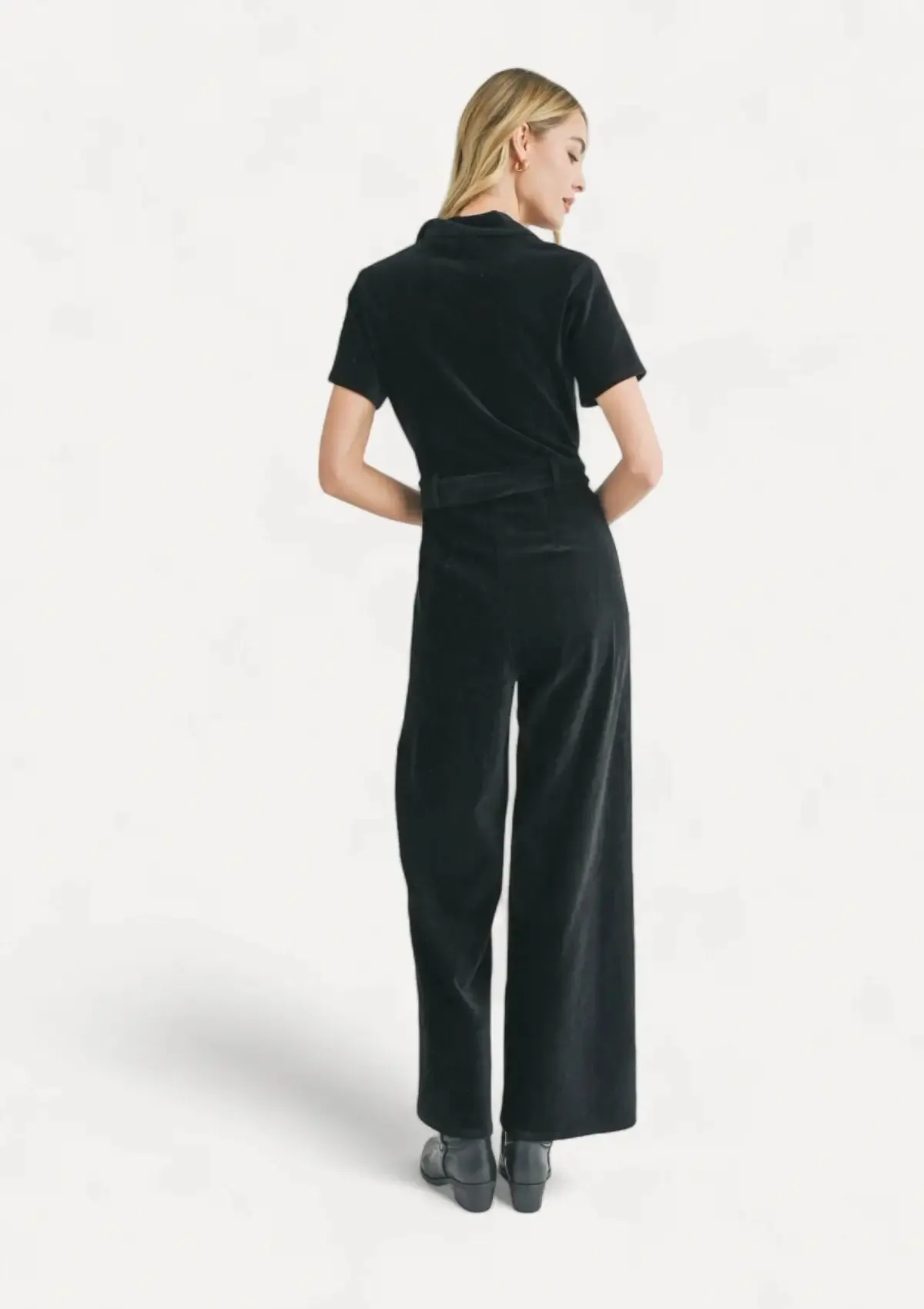 Morrison Corduroy Jumpsuit - Black