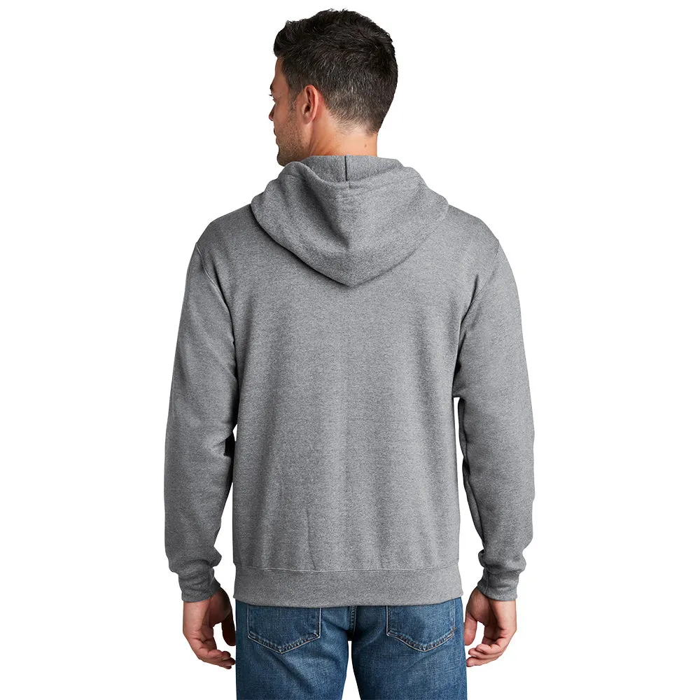 Port & Company® Core Fleece Full-Zip Hooded Sweatshirt - Athletic Heather