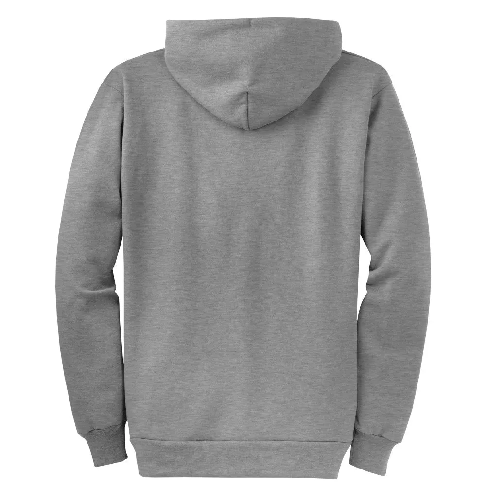 Port & Company® Core Fleece Full-Zip Hooded Sweatshirt - Athletic Heather