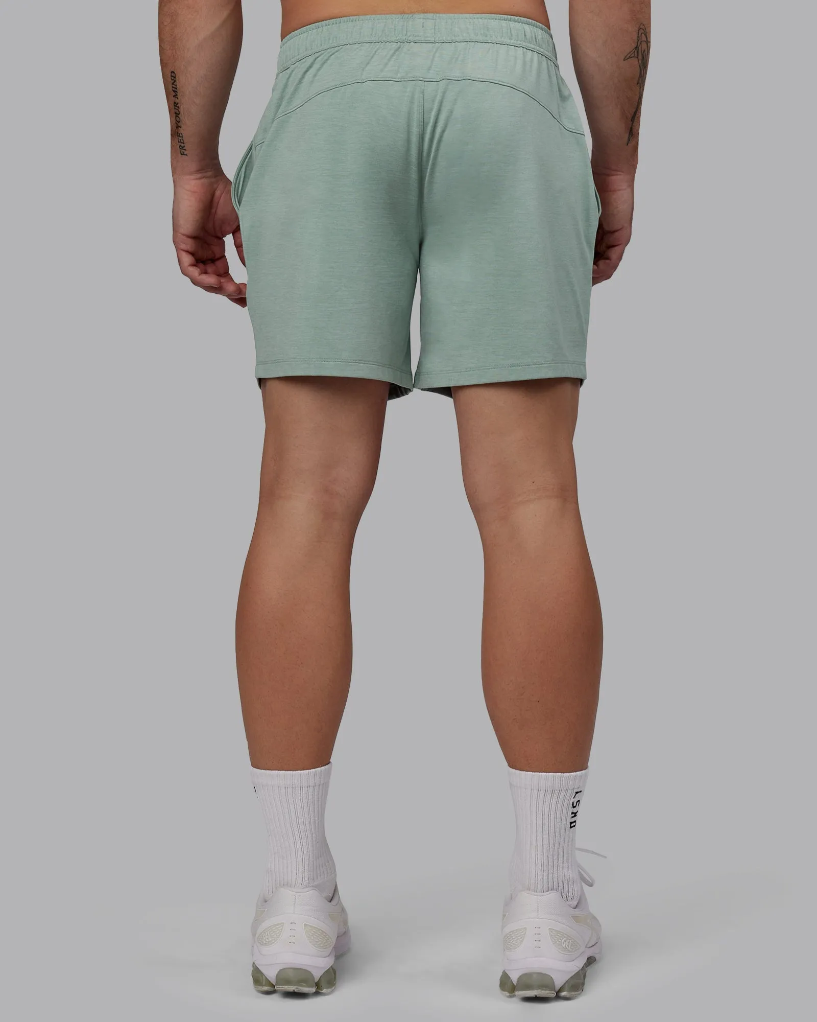 Restore 6" CloudFLX Shorts - Iceberg Green Marl