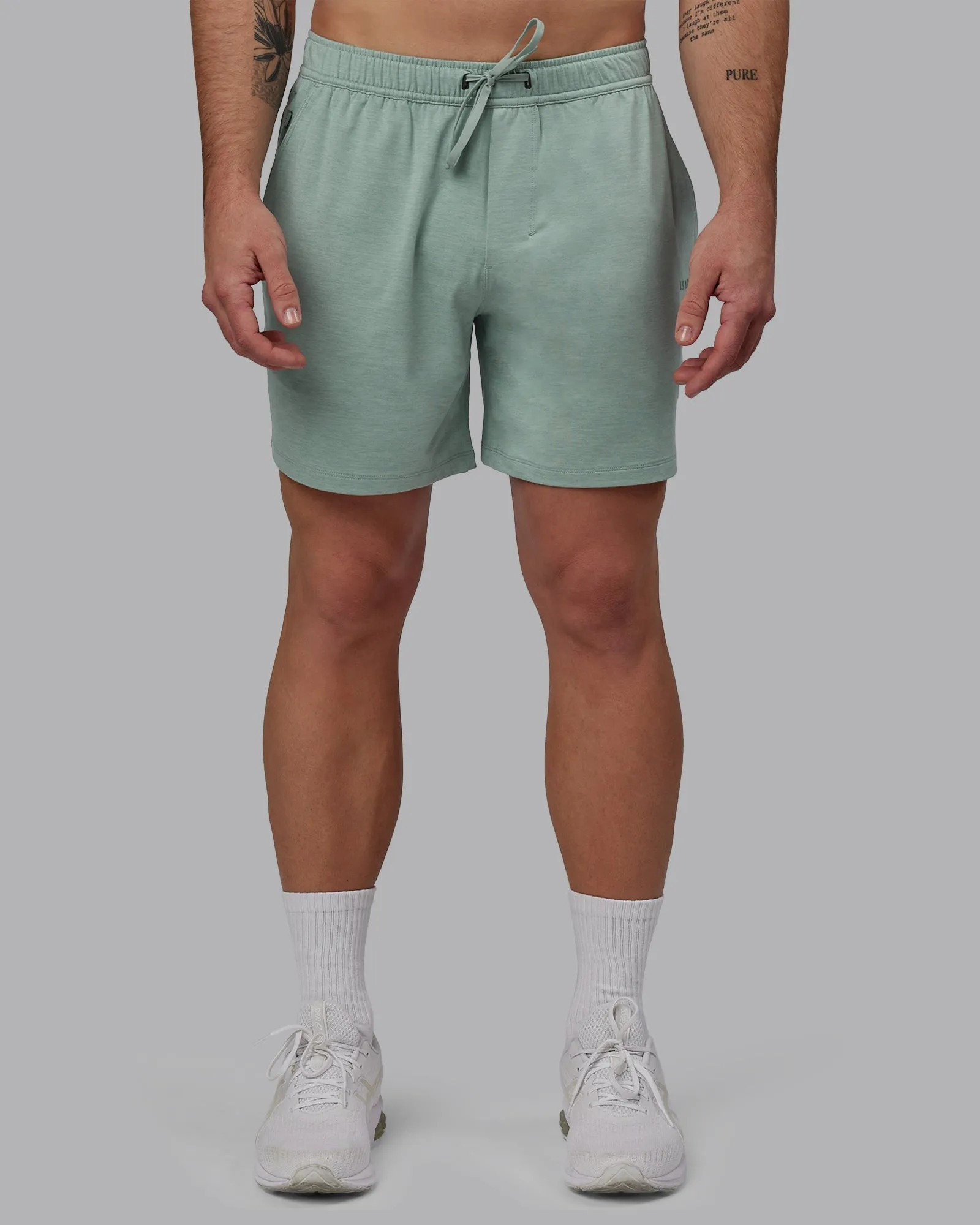 Restore 6" CloudFLX Shorts - Iceberg Green Marl