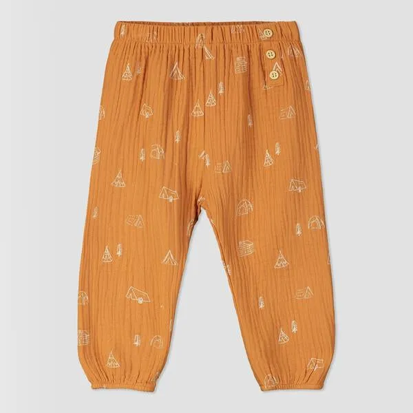 Smithie pants in pumpkin tents print