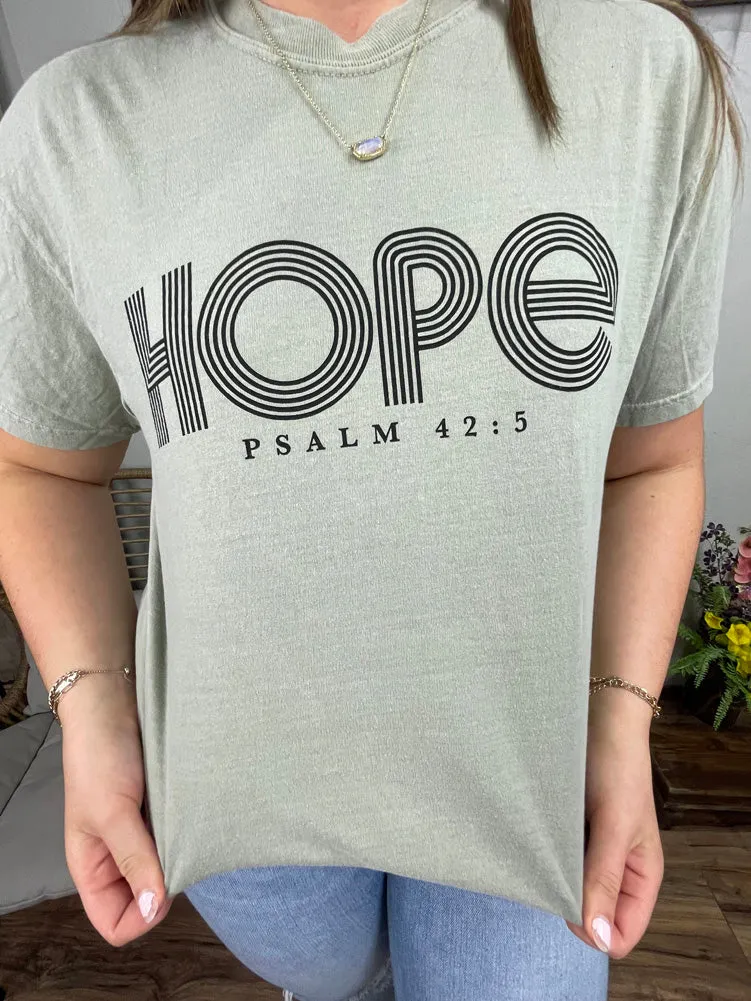 SS Hope Tee in Sandstone by Inked Threads