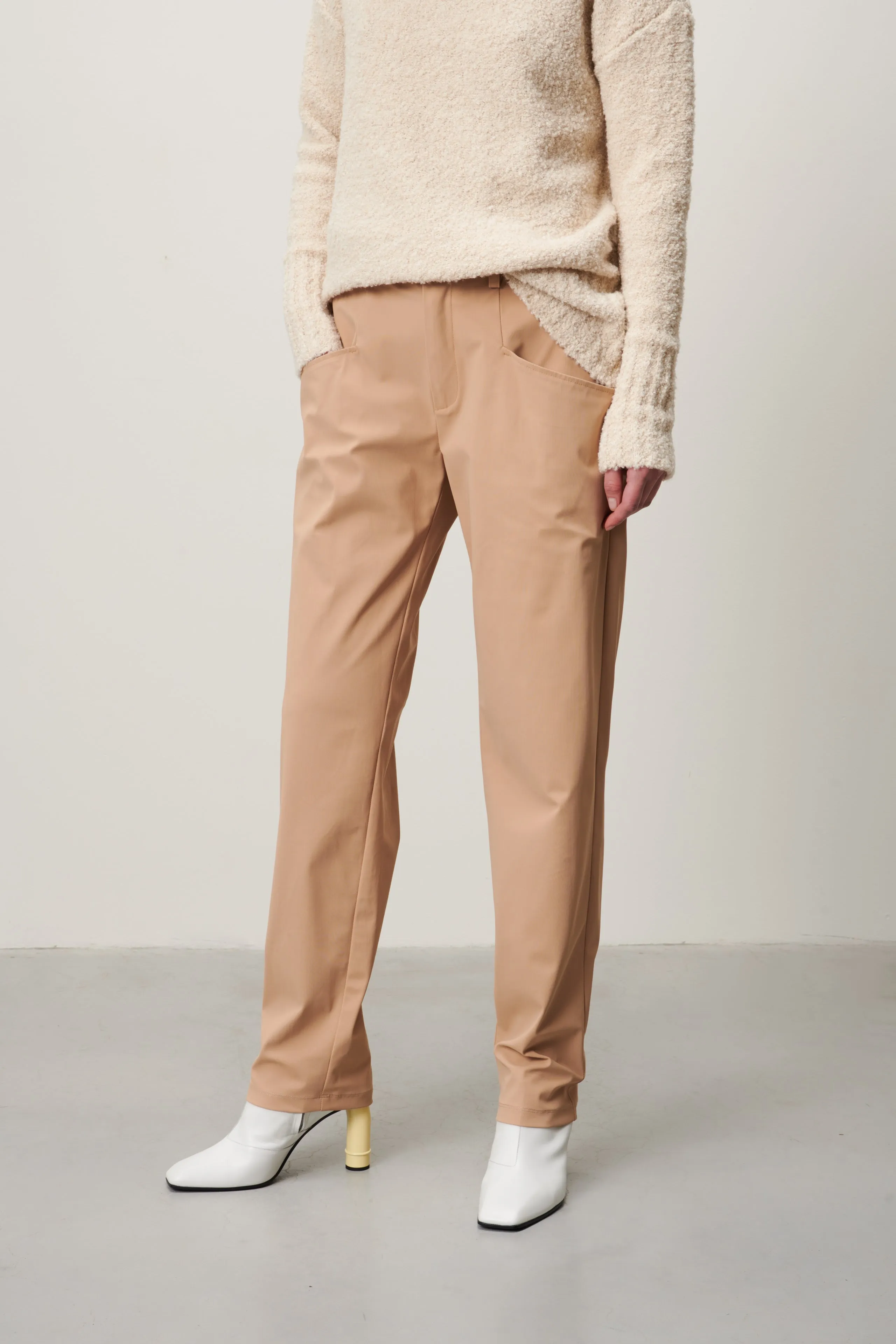 Tiny Pants Technical Jersey | Beige