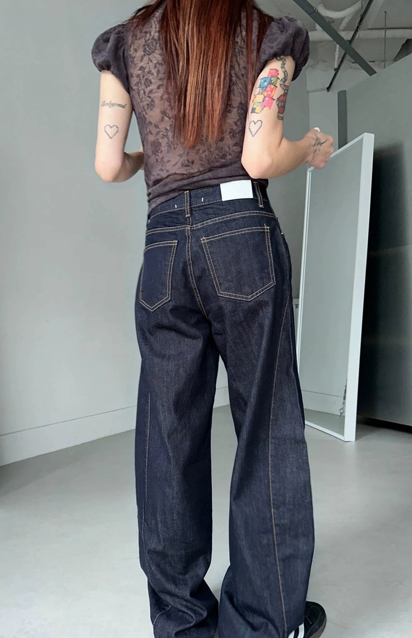 Yashika Retro Denim Jeans